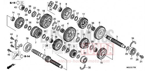 TRANSMISSION (VFR1200F) VFR1200FD de 2013